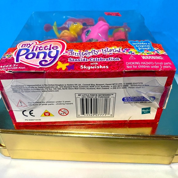 MY LITTLE PONY G3 NWT VTG 2004 BUTTERFLY ISLAND SEASIDE CELEBRATION SKYWISHES - Picture 15 of 15